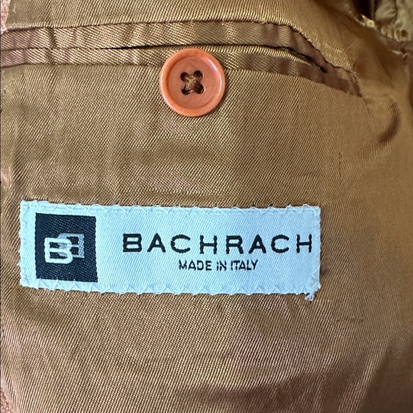 Vintage Bachrach Men's Rust Blazer Size 34-36 - Picture 2 of 11